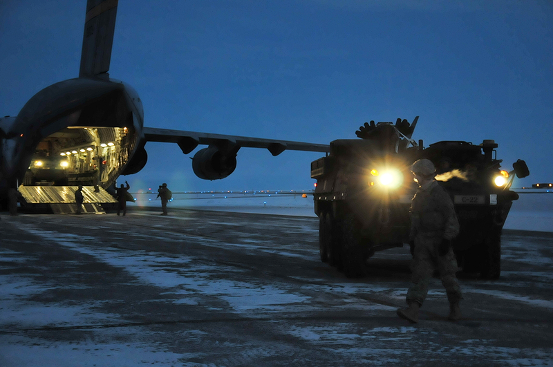 Illustration for article titled Army Sends Stryker Armored Vehicles To Arctic Circle For The First Time